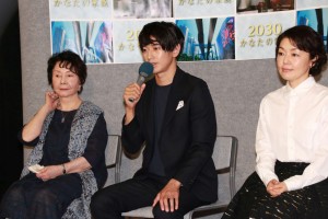 『2030かなたの家族』完成試写会の様子