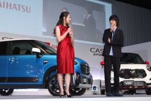ダイハツ新型「CAST」CM発表会の様子
