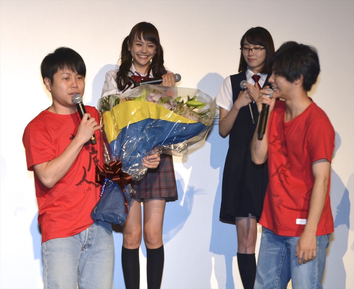 村上虹郎、ファンに気づかれず“コスプレイヤー” の1人に『あの花』実写版キャスト集結