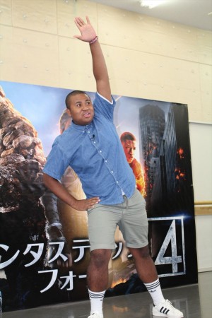 アントニー、『ファンタスティック・フォー』公開アフレコ・オーディションイベントにて