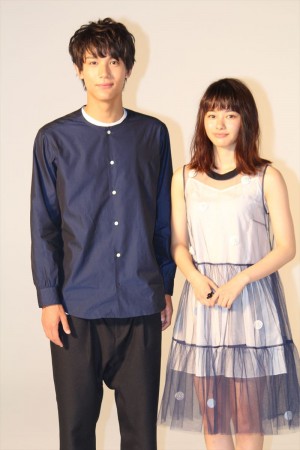 『南くんの恋人～my little lover』記者会見に出席した中川大志・山本舞香