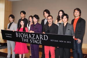 『BIOHAZARD THE STAGE』制作発表会見の様子