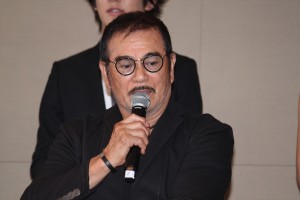 『BIOHAZARD THE STAGE』制作発表会見に出席した千葉真一