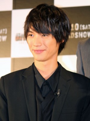 『図書館戦争 THE LAST MISSION』の完成報告会見に出席した福士蒼汰