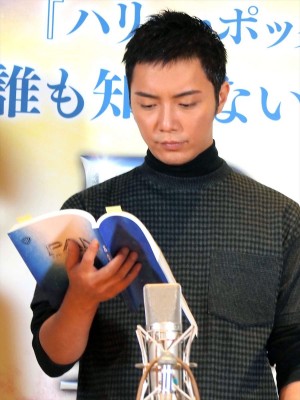 『PAN ～ネバーランド、夢のはじまり～』アフレコ会見に出席した成宮寛貴