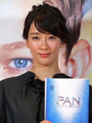 『PAN ～ネバーランド、夢のはじまり～』アフレコ会見に出席した水川あさみ