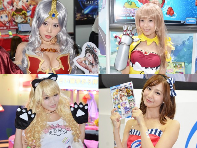 東京ゲームショウ2015、注目ブースのコンパニオンを写真でチェック！