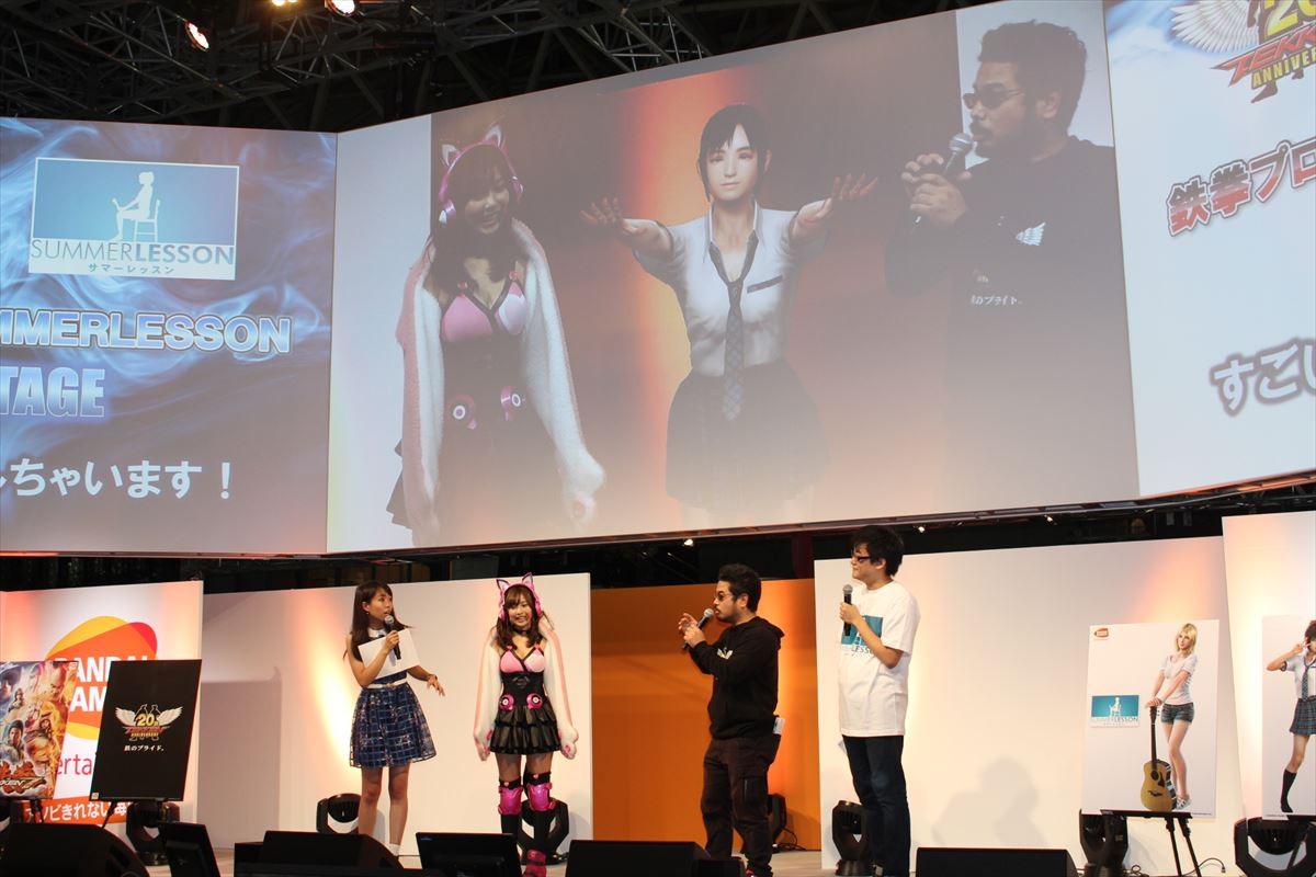 ＜TGS 2015＞佐野ひなこ「私より圧倒的にかわいい」、バーチャル女子高生をべた褒め