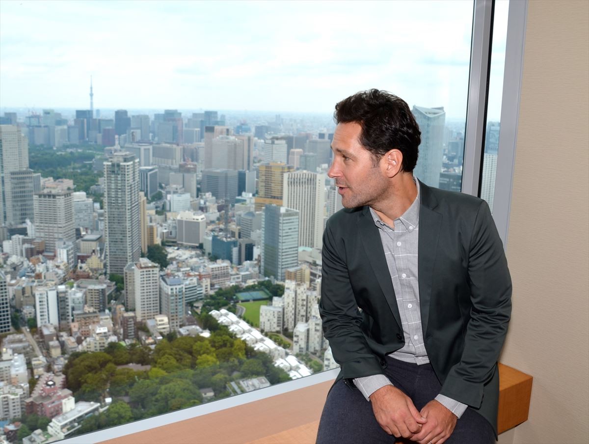 『アントマン』主演俳優ポール・ラッドが来日、不完全ヒーロー像に共感