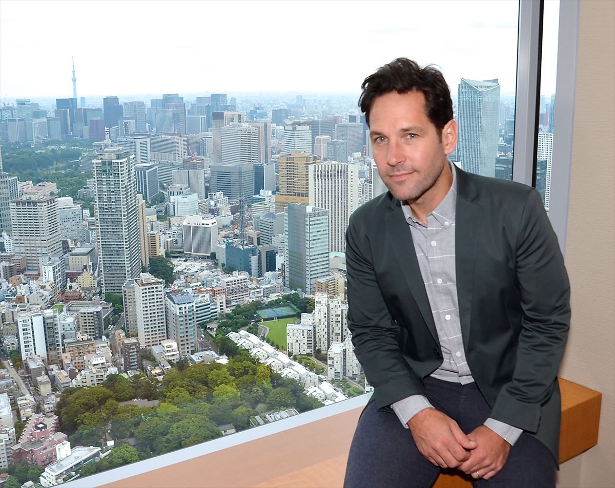 『アントマン』主演俳優ポール・ラッドが来日、不完全ヒーロー像に共感