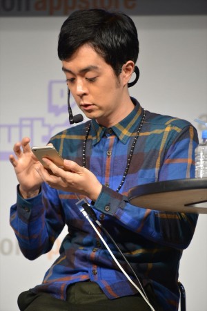 「Amazon＆Twitch」ブースで行われた「エイリム ブレイブ フロンティア ステージ」に登壇したヒャダイン