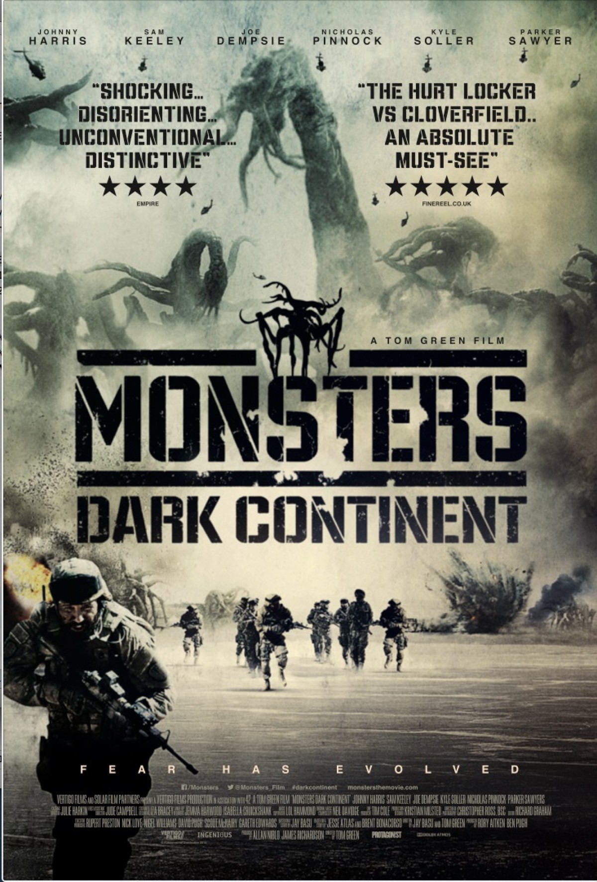 ギャレス・エドワーズが製作総指揮を務める『モンスターズ/新種襲来』は2016年1月9日公開。