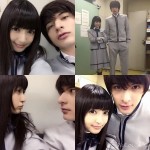 【写真】神田沙也加＆城田優、オモコー“制服”2ショット　仲良しコンビに「現役で通用します」