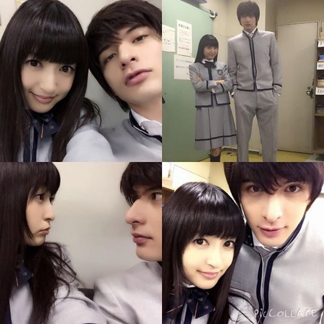 神田沙也加&城田優、『表参道高校合唱部!』制服姿で2ショット