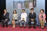 NHKドラマ『破裂』記者会見の様子