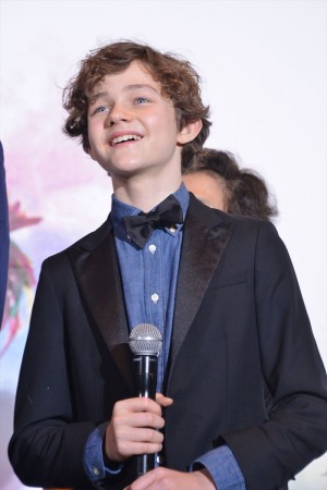 『PAN ～ネバーランド、夢のはじまり～』ジャパンプレミアに登壇したリーヴァイ・ミラー