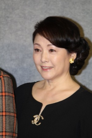 NHK木曜時代劇『ぼんくら2』の記者会見に出席した松坂慶子