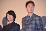 神木隆之介と佐藤健『バクマン。』初日舞台挨拶にて