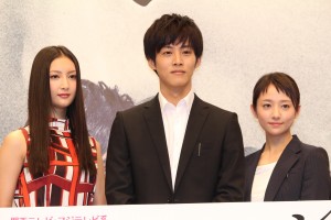 菜々緒、松坂桃李、木村文乃、『サイレーン 刑事×彼女×完全悪女』制作発表にて