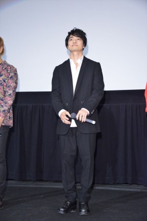 『サイボーグ009VSデビルマン』の完成披露上映会に登壇した声優の福山潤