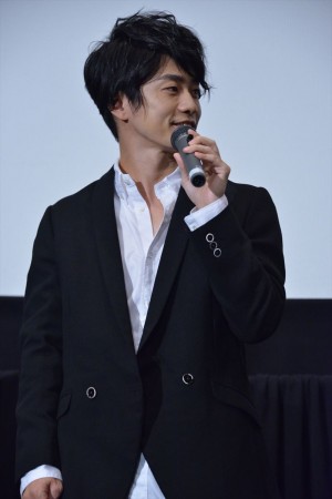 『サイボーグ009VSデビルマン』の完成披露上映会に登壇した声優の福山潤