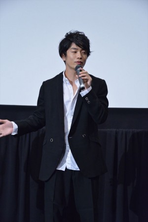 『サイボーグ009VSデビルマン』の完成披露上映会に登壇した声優の福山潤