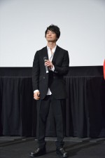 『サイボーグ009VSデビルマン』の完成披露上映会に登壇した声優の福山潤