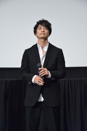 『サイボーグ009VSデビルマン』の完成披露上映会に登壇した声優の福山潤