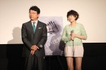 映画『白い沈黙』試写イベントに登壇した北村晴男と娘のまりこ