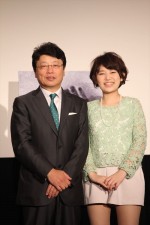 映画『白い沈黙』試写イベントに登壇した北村晴男と娘のまりこ