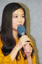 BSプレミアム『まれ～また会おうスペシャル～』試写会後の会見に登壇した清水富美加