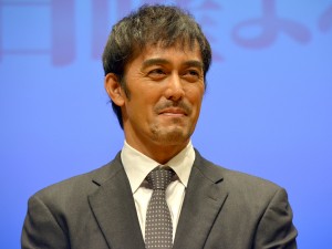 日曜劇場『下町ロケット』完成披露特別試写会に登壇した、阿部寛