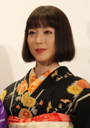 若村麻由美、舞台『放浪記』囲み取材会にて