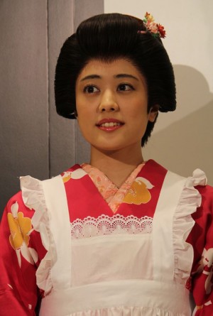 福田沙紀、舞台『放浪記』囲み取材会にて