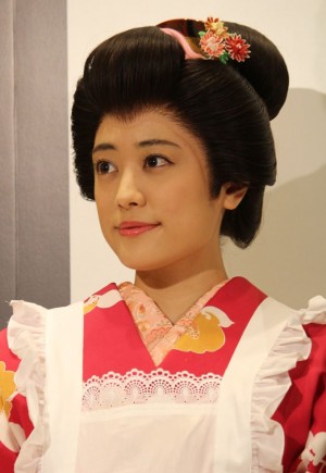 福田沙紀、舞台『放浪記』囲み取材会にて