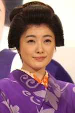 仲間由紀恵、舞台『放浪記』囲み取材会にて