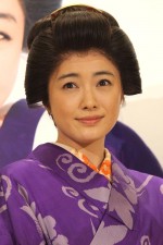 仲間由紀恵、舞台『放浪記』囲み取材会にて