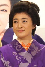 仲間由紀恵、舞台『放浪記』囲み取材会にて