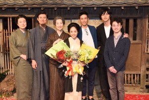 大河ドラマ『花燃ゆ』クランクアップ取材会の様子