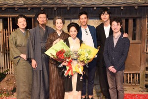 大河ドラマ『花燃ゆ』クランクアップ取材会の様子