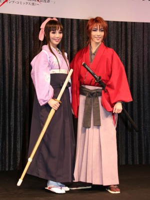 宝塚雪組公演『るろうに剣心』制作発表会の様子