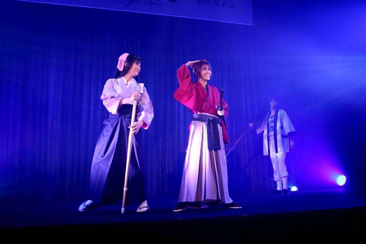 宝塚版『るろうに剣心』ビジュアル初お披露目　アニメ版剣心・涼風真世も登場