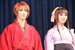 宝塚雪組公演『るろうに剣心』制作発表会の様子