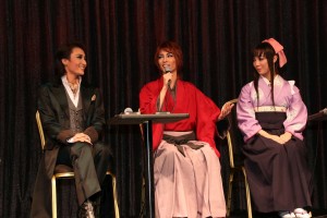 宝塚雪組公演『るろうに剣心』制作発表会の様子