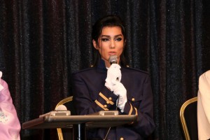 宝塚雪組公演『るろうに剣心』制作発表会に出席した彩風咲奈