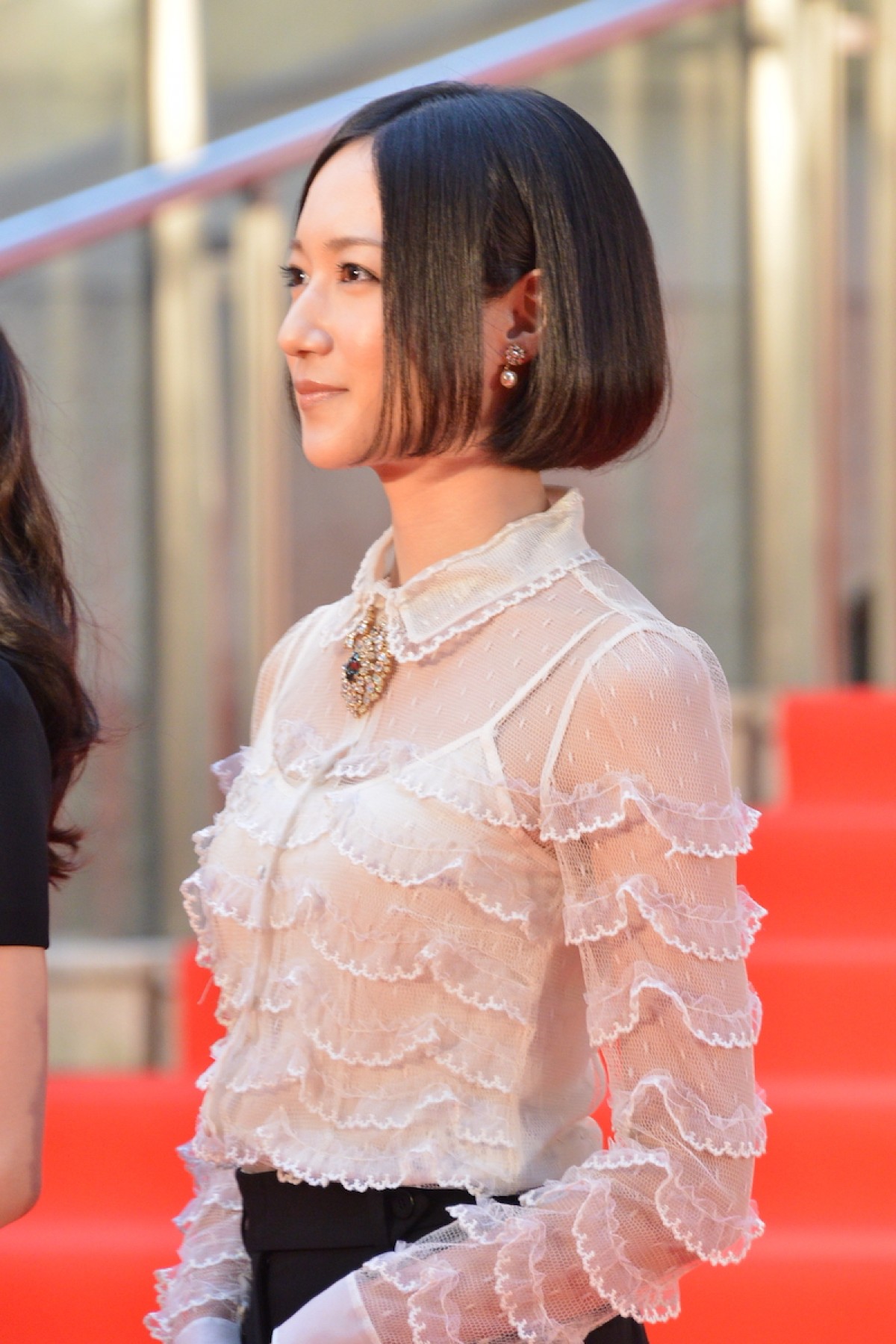 ＜TIFF2015＞Perfume、全員モノトーンのシックな姿で登場　新井浩文もラブコール