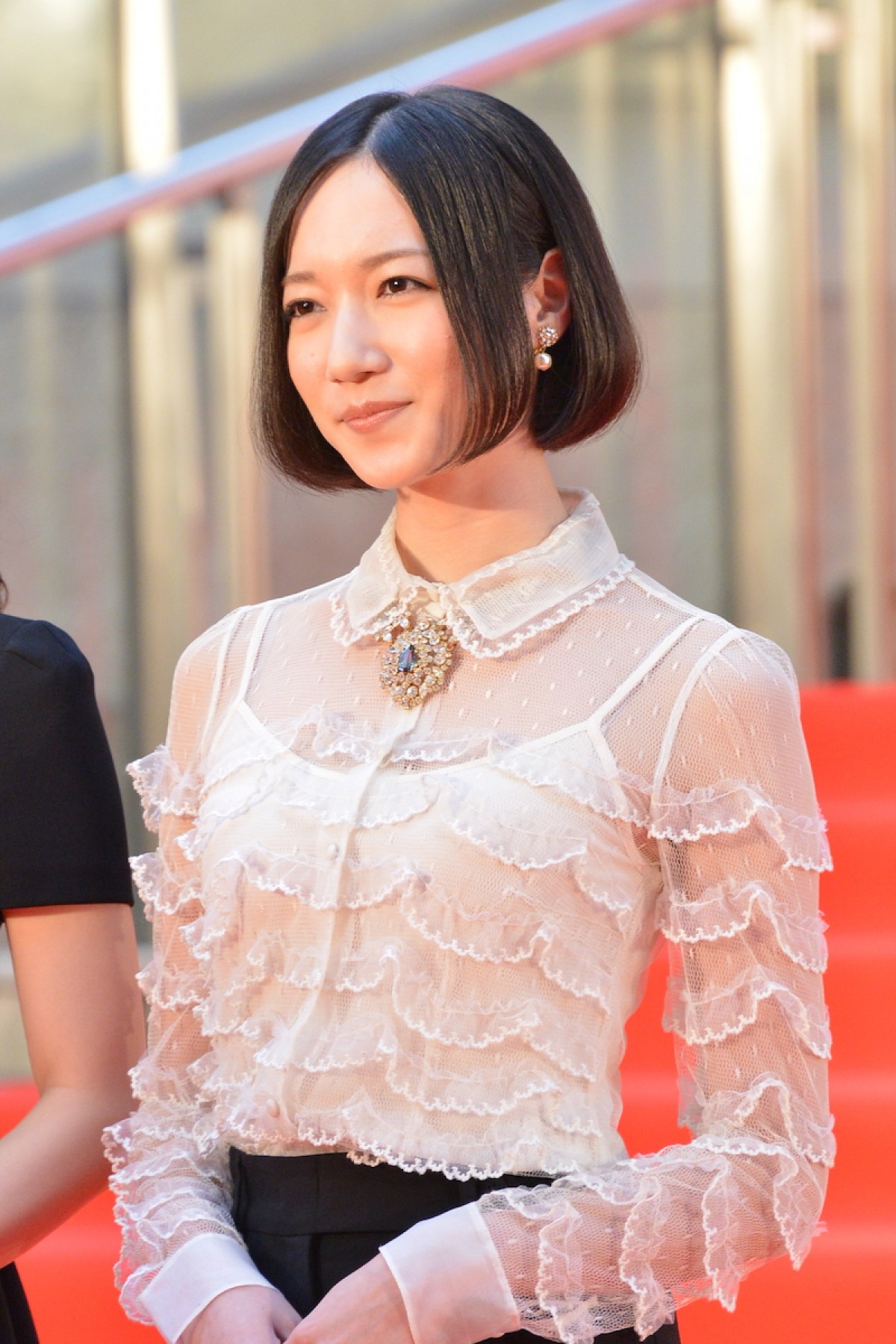 ＜TIFF2015＞Perfume、全員モノトーンのシックな姿で登場　新井浩文もラブコール