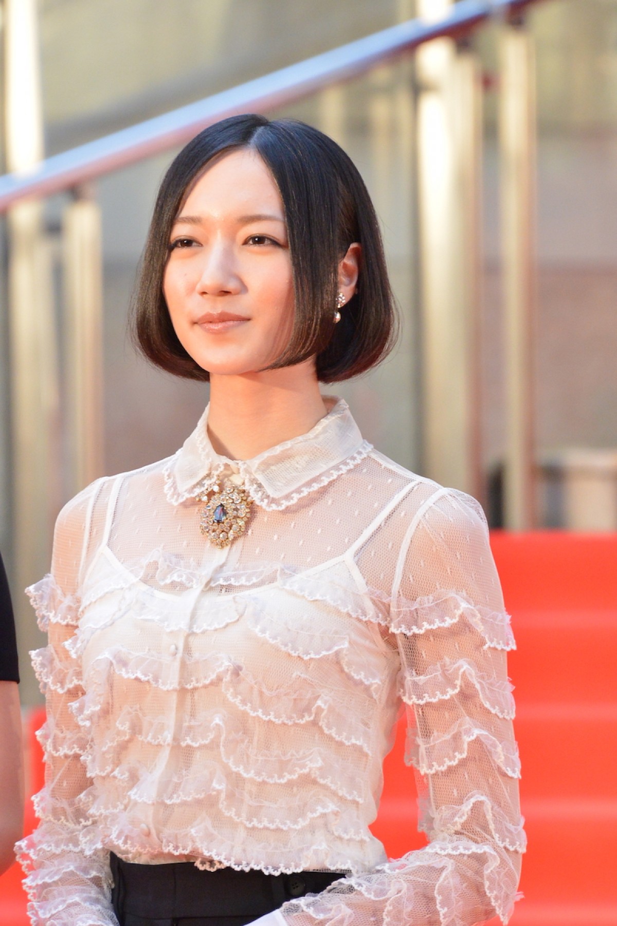 ＜TIFF2015＞Perfume、全員モノトーンのシックな姿で登場　新井浩文もラブコール