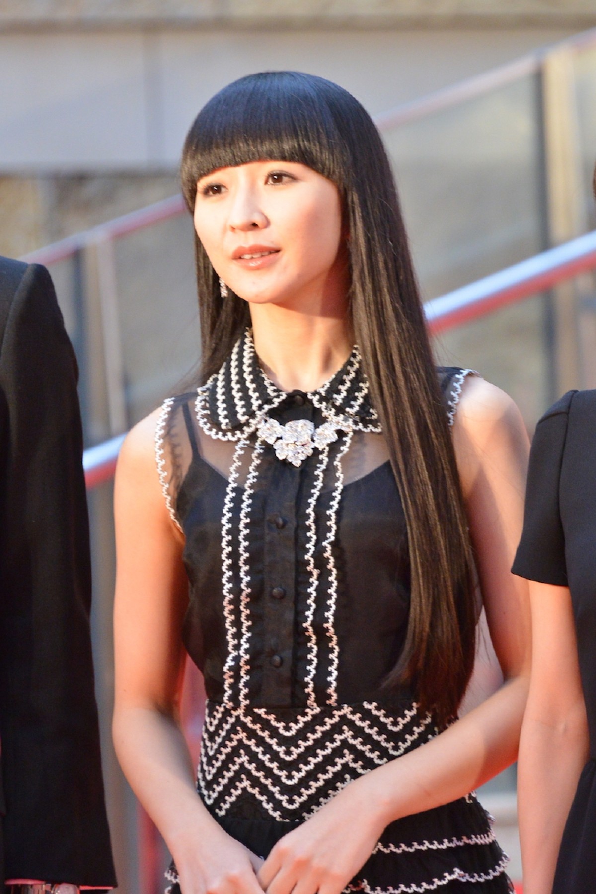 ＜TIFF2015＞Perfume、全員モノトーンのシックな姿で登場　新井浩文もラブコール