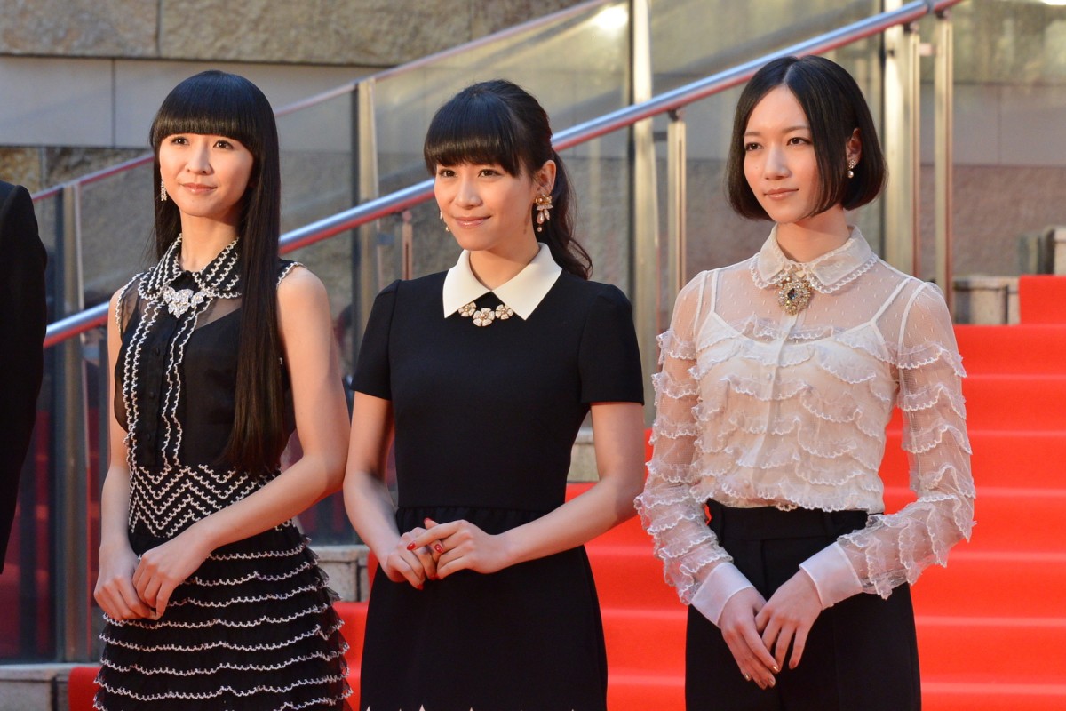 ＜TIFF2015＞Perfume、全員モノトーンのシックな姿で登場　新井浩文もラブコール